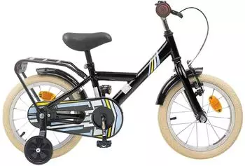 vidaXL Kinderfahrrad 12 Zoll f&uuml;r 2-4 Jahre alt Schwarz