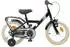 vidaXL Kinderfahrrad 12 Zoll für 2-4 Jahre alt Schwarz
