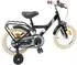 vidaXL Kinderfahrrad 12 Zoll für 2-4 Jahre alt Schwarz