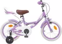 vidaXL Kinderfahrrad 14 Zoll f&uuml;r 3-5 Jahre alt Lila