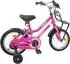 vidaXL Kinderfahrrad 16 Zoll für 4-6 Jahre alt Rosa und Schwarz