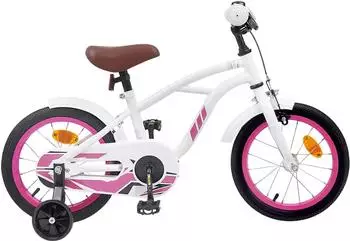 vidaXL Kinderfahrrad 12 Zoll f&uuml;r 2-4 Jahre alt Wei&szlig;