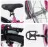 vidaXL Kinderfahrrad 18 Zoll für 5-7 Jahre alt Rosa und Schwarz