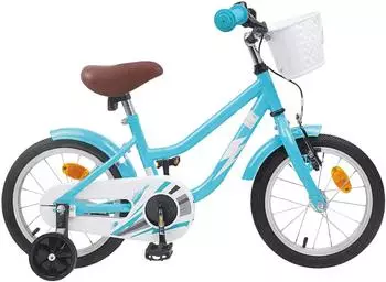 vidaXL Kinderfahrrad 12 Zoll f&uuml;r 2-4 Jahre alt Himmelblau