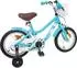 vidaXL Kinderfahrrad 12 Zoll für 2-4 Jahre alt Himmelblau