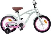 vidaXL Kinderfahrrad 14 Zoll f&uuml;r 3-5 Jahre alt Hellgr&uuml;n