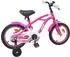 vidaXL Kinderfahrrad 14 Zoll für 3-5 Jahre alt Dunkelrosa