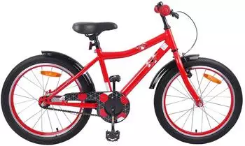 vidaXL Kinderfahrrad 18 Zoll für 5-7 Jahre alt Rot