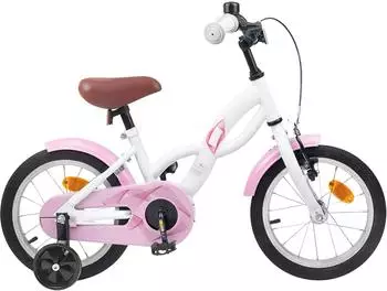 vidaXL Kinderfahrrad 16 Zoll f&uuml;r 4-6 Jahre alt Wei&szlig;