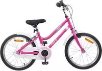 vidaXL Kinderfahrrad 18 Zoll f&uuml;r 5-7 Jahre alt Pink Wei&szlig;