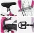 vidaXL Kinderfahrrad 18 Zoll für 5-7 Jahre alt Pink Weiß