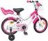 vidaXL Kinderfahrrad Mit Stützrädern 14 Zoll für 3-5 Jahre alt Rosa