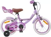 vidaXL Kinderfahrrad 16 Zoll f&uuml;r 4-6 Jahre alt Lila