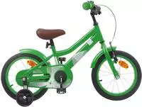 vidaXL Kinderfahrrad 16 Zoll f&uuml;r 4-6 Jahre alt Gr&uuml;n