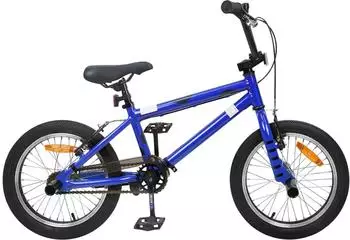vidaXL BMX Rad 16 Zoll f&uuml;r 5-8 Jahre alt Dunkelblau