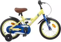 vidaXL Kinderfahrrad 14 Zoll f&uuml;r 3-5 Jahre alt Gelb