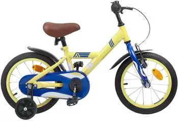 vidaXL Kinderfahrrad 14 Zoll für 3-5 Jahre alt Gelb