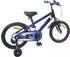 vidaXL Kinderfahrrad 16 Zoll für 4-6 Jahre alt Blau Schwarz