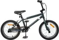 vidaXL BMX Rad 16 Zoll f&uuml;r 5-8 Jahre alt Dunkelgrau