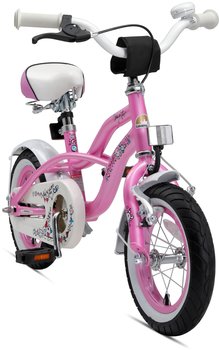Star-Trademarks Bikestar 12" Deluxe Cruiser (glamour pink) – Anpassungsfähig und ergonomisch für optimalen Fahrspaß