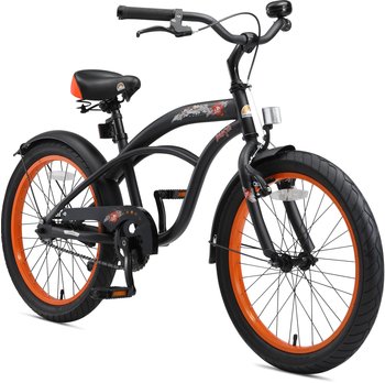 Star-Trademarks Bikestar 20" Deluxe Cruiser Schwarz-matt – Sicherheit und Komfort im Fokus