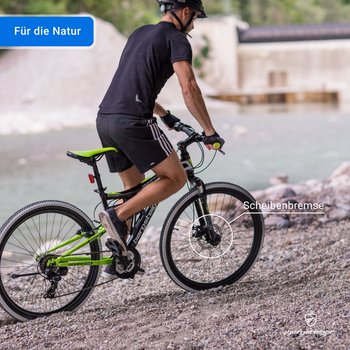 Bergsteiger Kodiak 26" weiß/lila – Vielseitiger Einsatz dank Shimano-Kettenschaltung