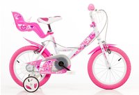 Dino Bikes Kinderfahrrad "14" Little Heart Kinderfahrrad M&auml;dchen St&uuml;tzr&auml;der 3&ndash;5
