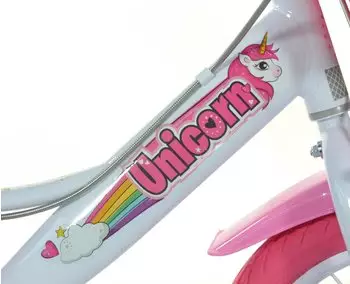 Dino Bikes Kinderfahrrad Unicorn 16" Rosa – Das perfekte Fahrrad für kleine Abenteurer