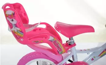 Dino Bikes Kinderfahrrad Unicorn 16" Rosa – Hochwertige Ausstattung für mehr Fahrspaß