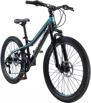 Bikestar 24 Zoll Hardtail MTB Schwarz Blau