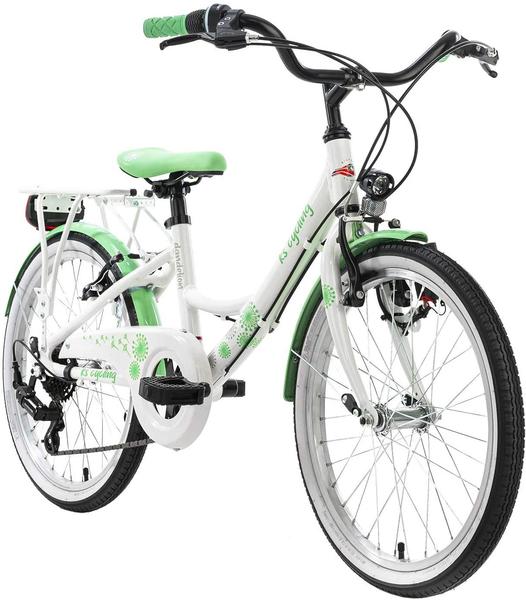 KS Cycling Dandelion 20'' 7 gears white/green