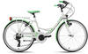KS Cycling Dandelion 24'' 7 gears white/green