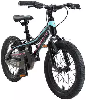 Bikestar Alu V-Bremse 16 Zoll Schwarz & Blau