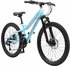 Bikestar 24 Zoll Hardtail MTB Weiß Türkis