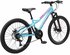 Bikestar 24 Zoll Hardtail MTB Weiß Türkis