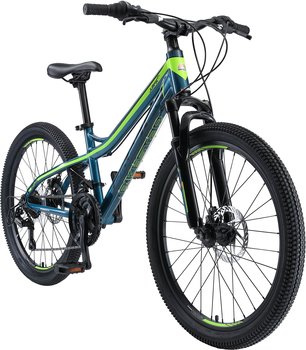 Bikestar Jugend Mountainbike 24 petrol – Bikestar Jugend Mountainbike 24 petrol – Sportliches Kinderfahrrad für aktive Zehn- bis Zwölfjährige