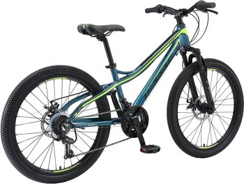 Bikestar Jugend Mountainbike 24 petrol – Vielseitige Gangschaltung macht anspruchsvolle Strecken fahrbar