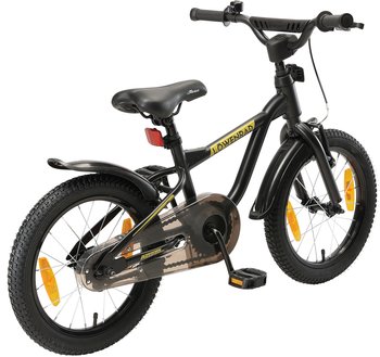 Löwenrad 16 Zoll Räder. schwarz SCHWARZ 16" – Ergonomisches Design für gesunde Entwicklung