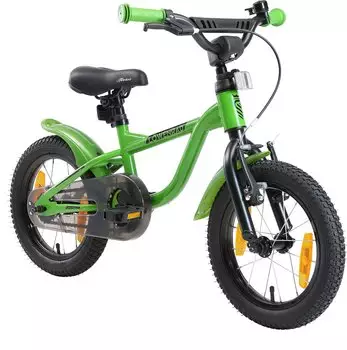 Bikestar Löwenrad Kinderfahrrad 14" Grün – Das perfekte Fahrrad für kleine Abenteurer