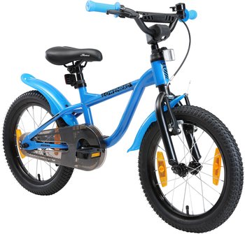 Bikestar Löwenrad Kinderfahrrad 16'' blau – Bikestar Löwenrad Kinderfahrrad 16"" blau - Sicherer Fahrspaß für kleine Abenteurer