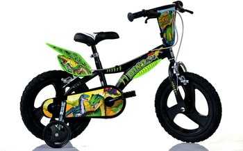 DINO BIKES Carrefour 904793 Fahrrad 35,6 cm 14 Zoll Dinosaurier Kinderfahrrad Dino- Trex Jungenfahrrad Kinderrad mit Stützrädern