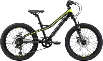 Bikestar 20 Zoll Hardtail MTB Schwarz Grün