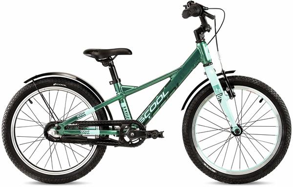 S'Cool Bike S'Cool XXlite 18 Evo Aluminium 3-Gang mit Rücktritt green metallic/aqua matt