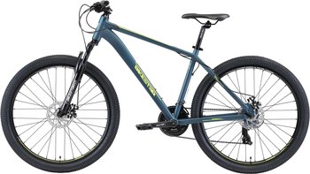 Bikestar Hardtail Aluminium MTB 27,5" blau/gelb