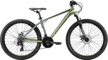 Bikestar Hardtail MTB 26'' (2021) grau/gelb