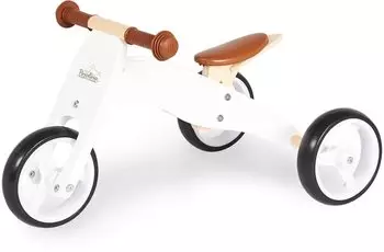 Pinolino Mini-Laufdreirad Charlie wei&szlig;/natur