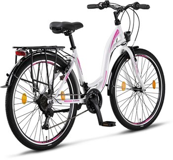 Licorne Bike Stella Premium 26" (white) – Kettenschaltung erweitert den Einsatzbereich für anspruchsvolle Touren