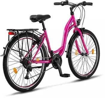 Licorne Bike Stella Premium 24" (pink) – Hochwertiges Schalt- und Bremssystem für sicheres Fahren