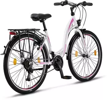 Licorne Bike Stella Premium 24" (white) – Vielseitige Ausstattung für jede Fahrt