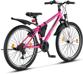 Licorne Bike Guide 26" (pink) – Vielseitige Schaltung für unterschiedliche Fahrsituationen